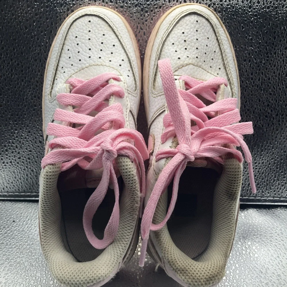 Girls' Nike Air Force 1 Low white Pink Foam Size 13 c